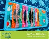 Car Visor CD Holder Sewing Pattern PDF