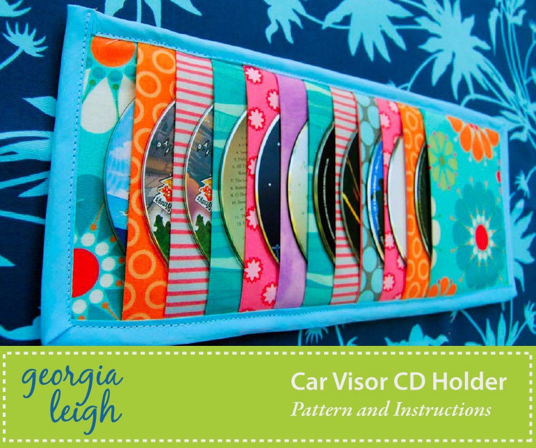 Car Visor CD Holder Sewing Pattern PDF