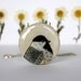 Mother's day bird necklace - hand painted personalized bird necklace