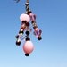 MOVING SALE - Sparkly pink Swarovski earrings in Swedish/Scandinavian design by Lingonberry Latitude - Ready to ship