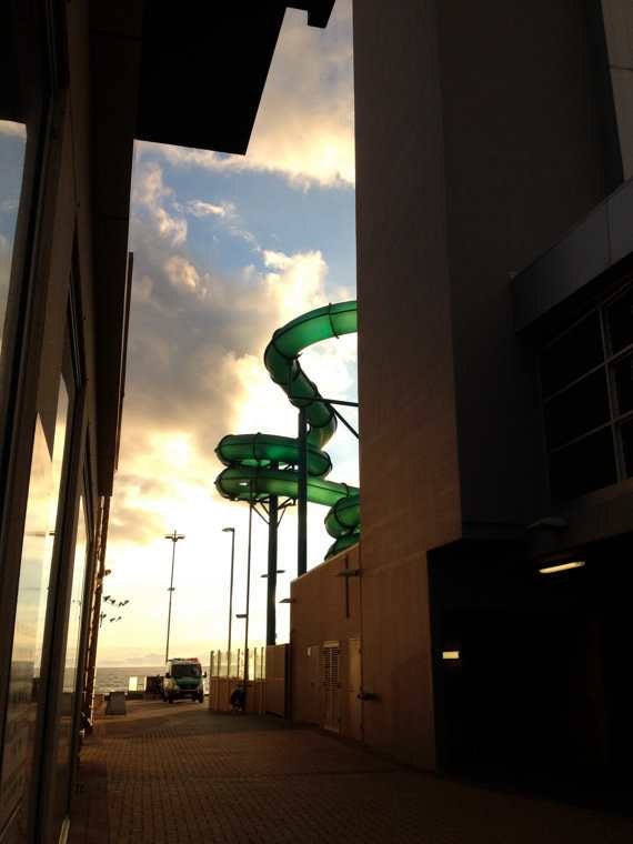 Waterslide Photograph 'Missing Magic Mountain' 6 x 8" Print