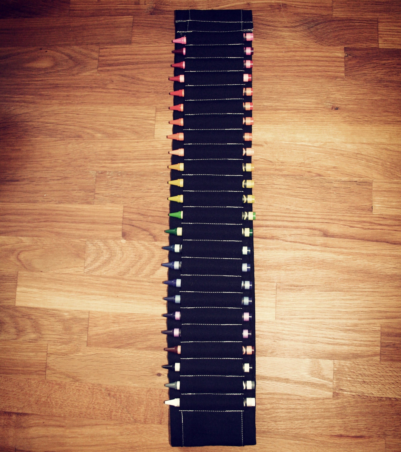 crayon ammo belt for kids -- black