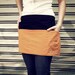 Star Trek Next Generation half apron -- gold -- women's one size
