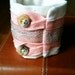 Interchangeable Scripture Cuff - Pink with Rosette