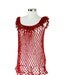 Tunic - Mini Beach Dress in Red - Women Teens Accessories - Spring Summer Fashion - Beach Cover - Up