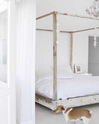 Queen BED Shabby Chic  FREE SHIPPING