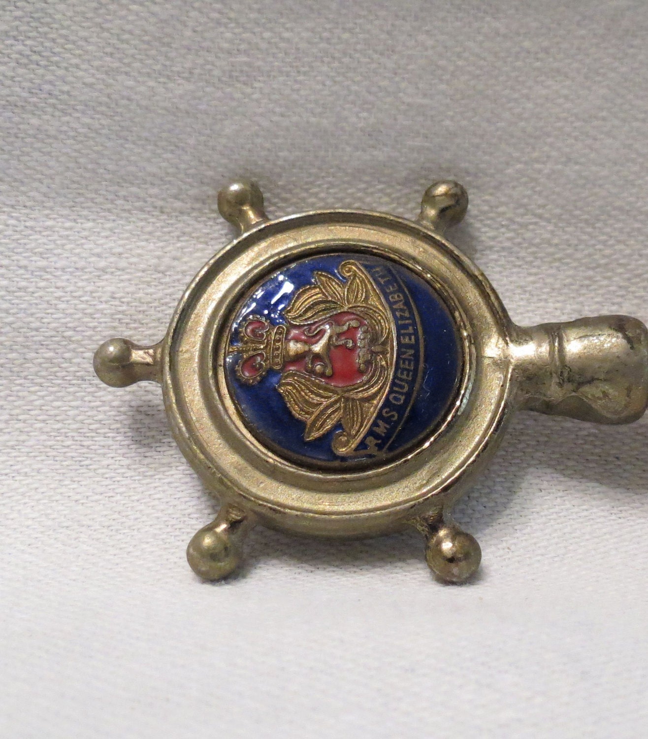 Vintage Souvenir Bottle Opener Queen Elizabeth Ocean Liner Cunard