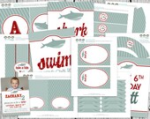 Shark Bite DIY Party Pack - Sea Green & Red Il_170x135
