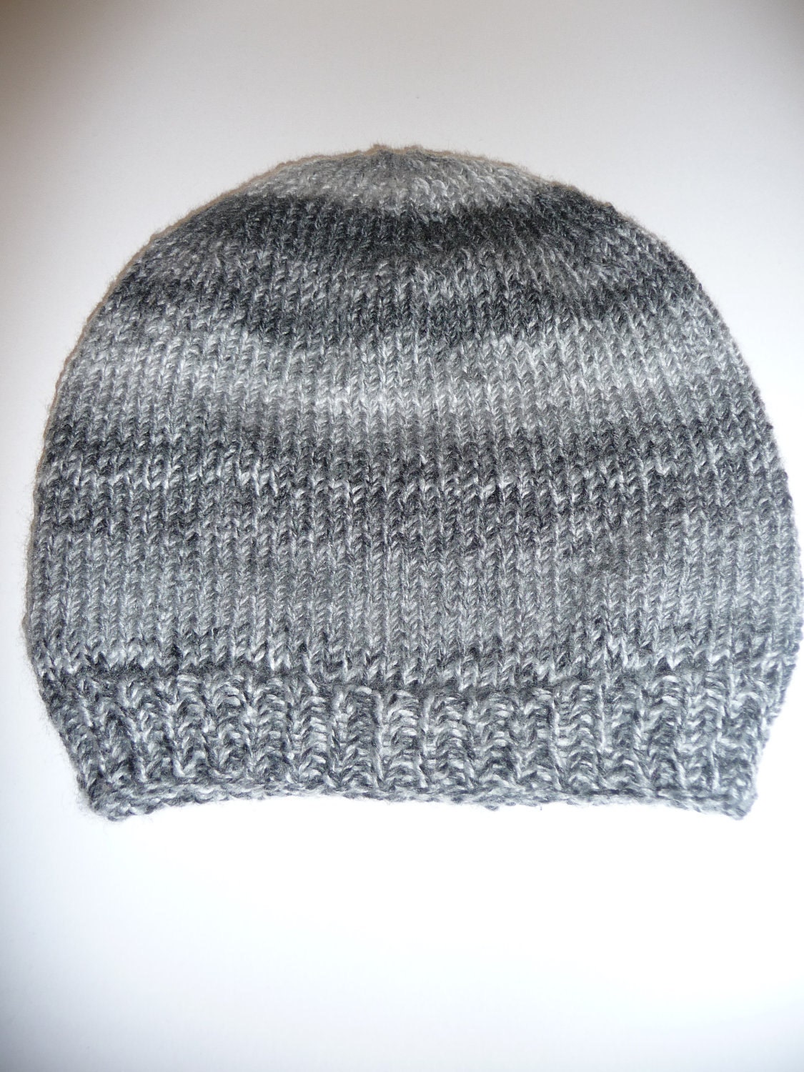 Gray Knit Hat