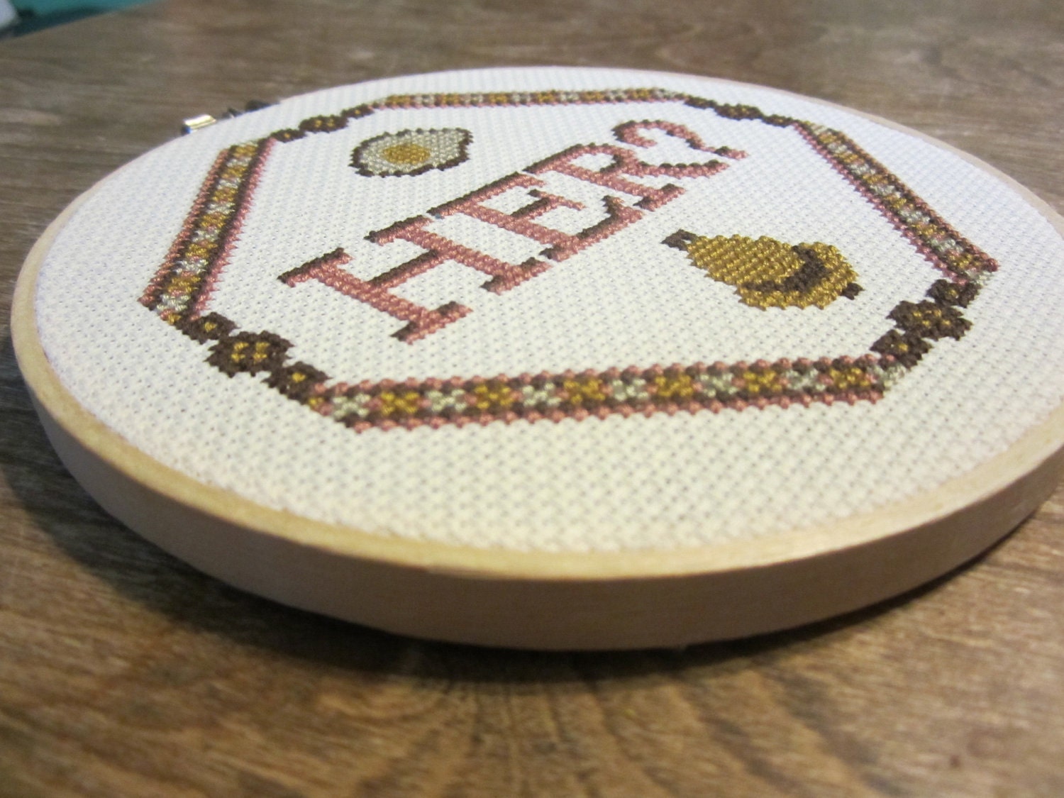 PATTERN Arrested Development Cross Stitch "Her" Anne Bland Egg