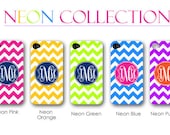 Neon iPhone 5 Tough Case - Monogram iPhone 5 Tough Case - Personalized iPhone 5 Tough Case