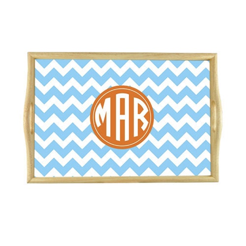 Personalized Large Wooden Serving Tray - Perfect Wedding, Housewarming Gift