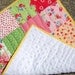 Patchwork Quilted Changing Pad / Tummy Time Mat