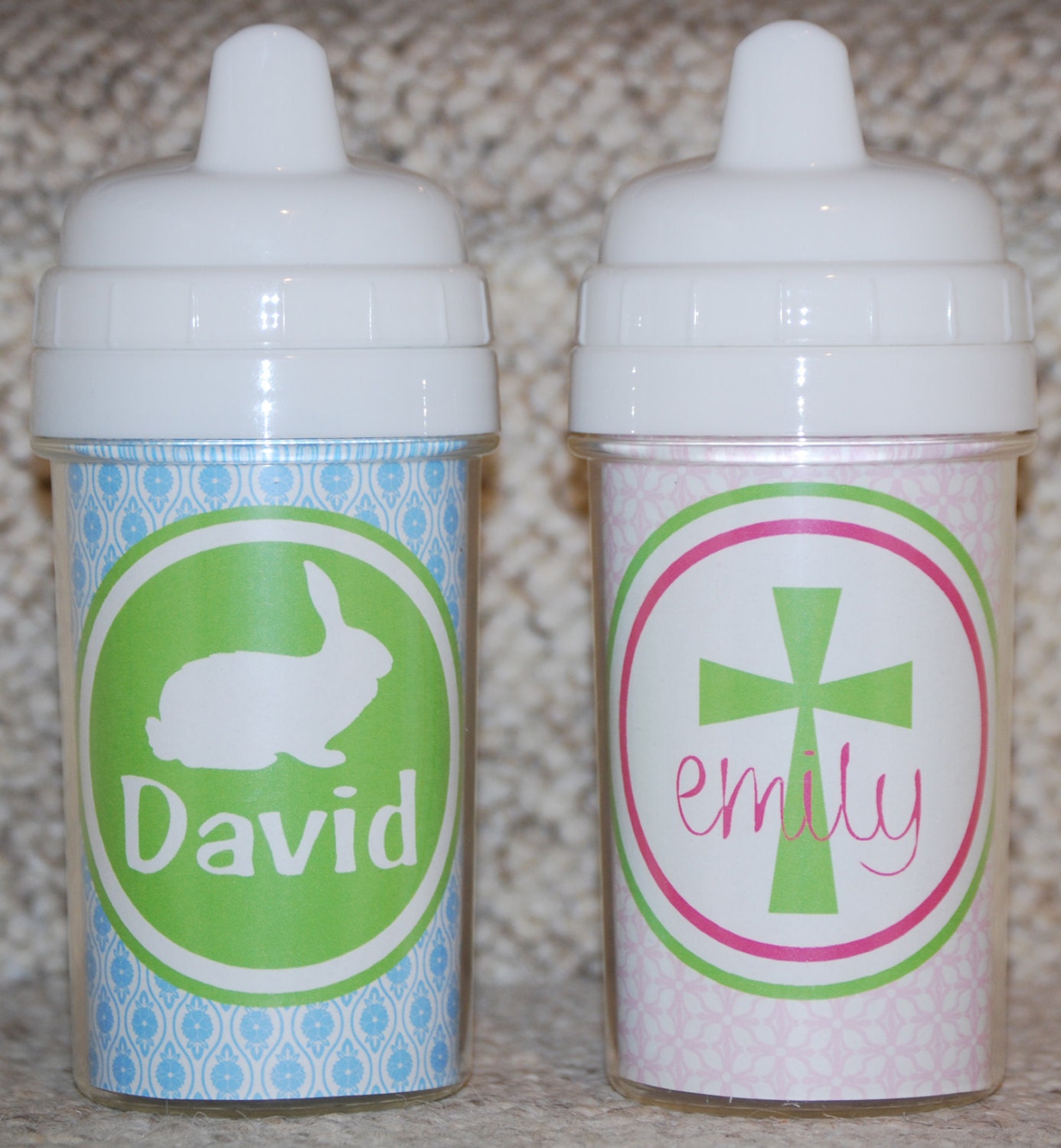 Personalized Easter Spill Proof Sippy Cup