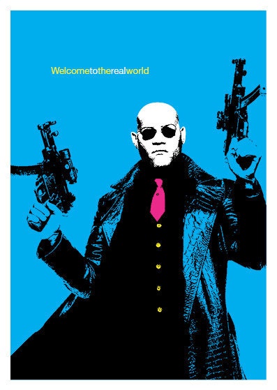 The Matrix greeting cards set of 4