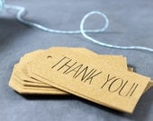 Wedding Thank You Tags for DIY Wedding Favors Set of 20