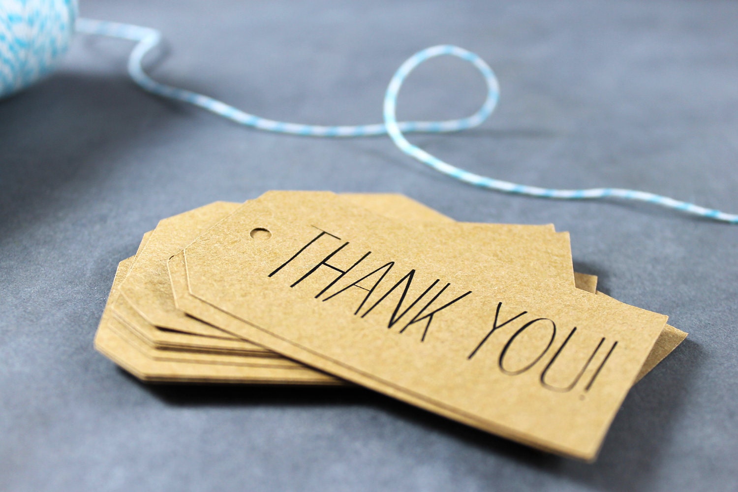 Wedding Thank You Tags for DIY Wedding Favors Set of 20