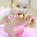 Natural Wooden  organic maple teething ring and organic fabric.  Can be personalized.  You choose fabrics for boy, girl or neutral
