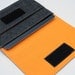 iPad Sleeve / iPad Case / iPad Cover / iPad Organizer - Dark Gray & Mustard - Weird.Old.Snail