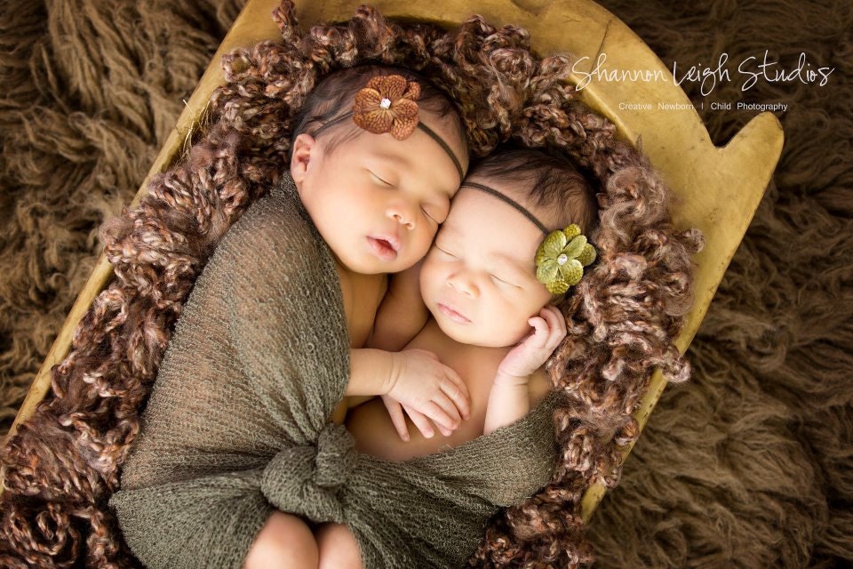 Newborn Headband Hydrangea Flower Headband Beautiful Simple Newborn Photo Prop Many Colors Available