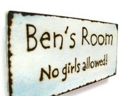 Rustic Custom wood burned name plate.  Boy or Girls Room.