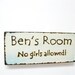 Rustic Custom wood burned name plate.  Boy or Girls Room.