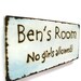 Rustic Custom wood burned name plate.  Boy or Girls Room.