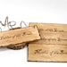 Wedding Chair Signs or Church Pew Markers (Set of 4) Rustic Wedding Outdoor Wedding Seating plan