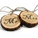 Rustic Wedding Sign. Mr and Mrs Wedding Signs. Set of two custom keepsakes.