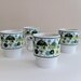 RESERVED Vintage Mugs Japanese Umbrella Stacking Mugs