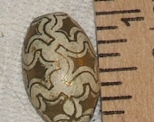 Vintage Wood Beads.rare Russian Egg painted  Wooden15x22mm