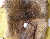 Nutria Fur Messenger Bag