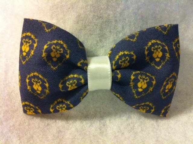 WoW Alliance Fabric Hair Bow - BACK IN STOCK