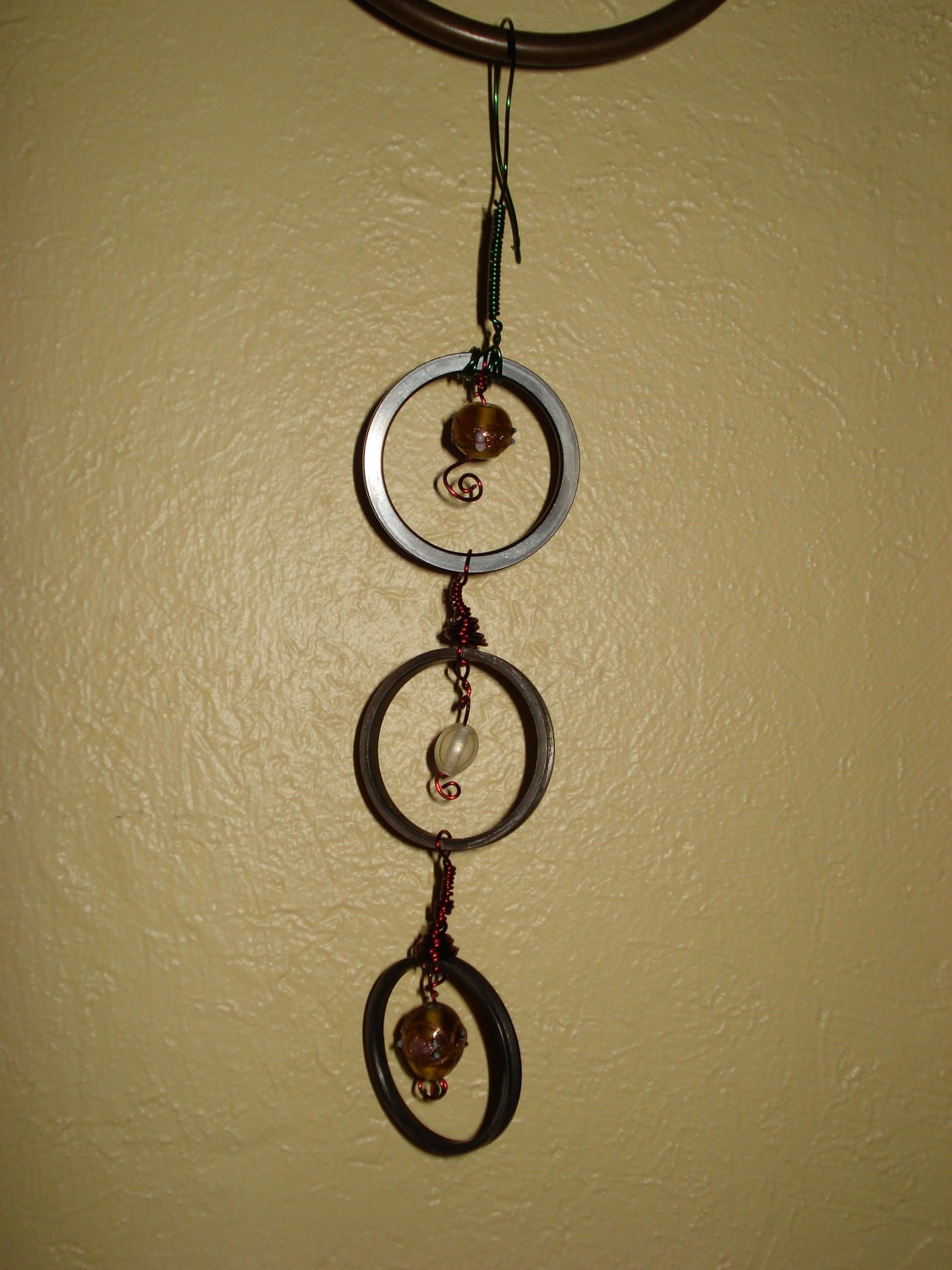 Bicycle Christmas Ornament Accessory Gift Trinity Bicycle Ornament Up-cycled