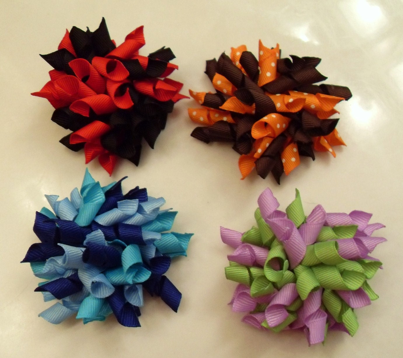 Hair bow  Korker 4 Pack