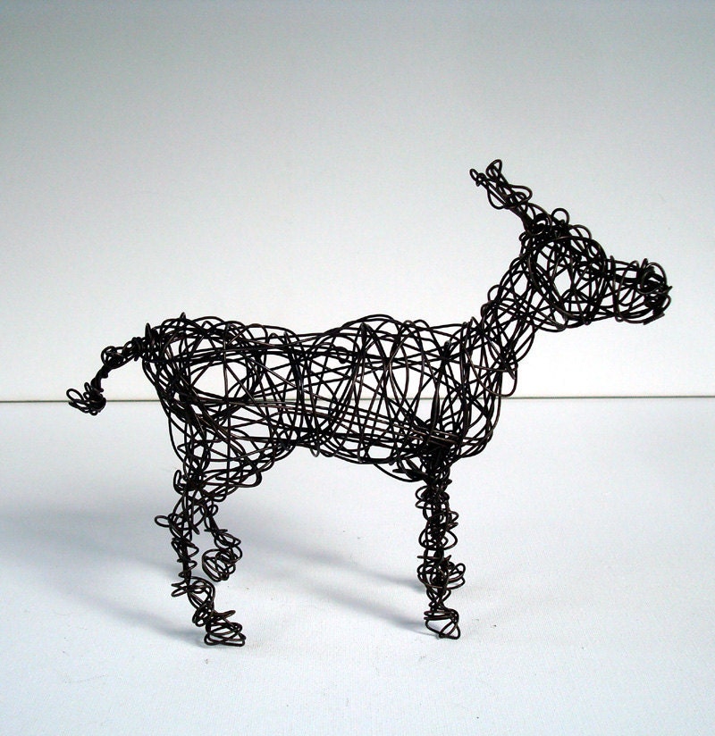 Unique Wire Donkey Sculpture - POCO PICA - Wire Animal Sculpture