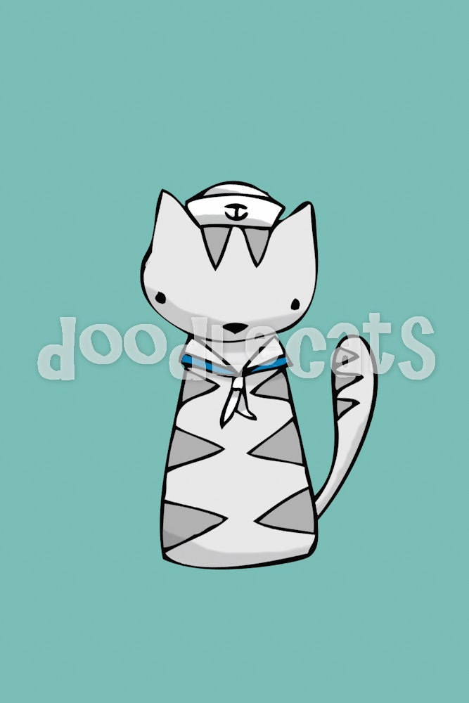 10 Cat Character Postcards