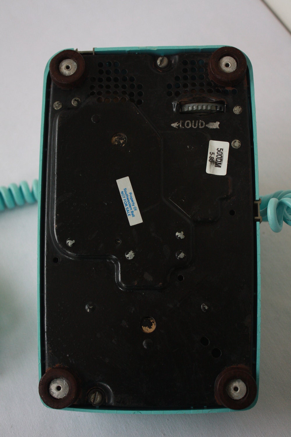 Retro Phone, Vintage Phone, Rotary Phone, Turquoise Phone, Telephone