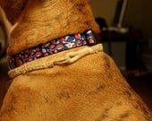Hemp Dog Collar- Custom Sizes/Designs - Hippie, Collar, Puppy, Dog, Animal, Hemp accessories