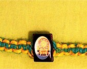 Hemp Bracelet with Dream Catcher Charm - Hippie, Bohemian, Gypsy, Native American, Nature Chic