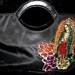 Stunning Sequins Guadalupe/ Virgin Mary Black Handbag/Purse