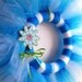 Tu Tu Wreath made of tulle for a little girls room, baby nursery