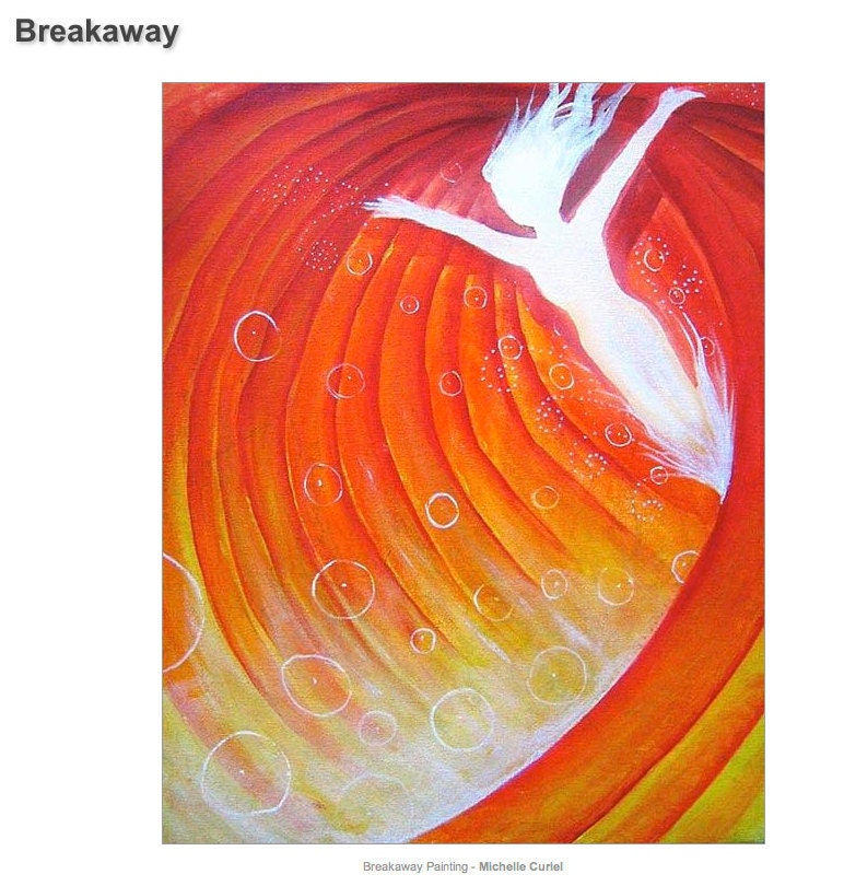 Breakaway - Original Acrylic Painting - 18 x 14
