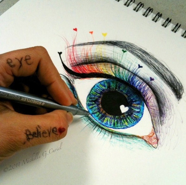 Eye believe - photo print