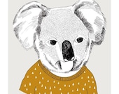 Koala print - 8 x 11.5 - A4