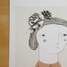 Flowers girl - print - 8 x 11.5 - A4