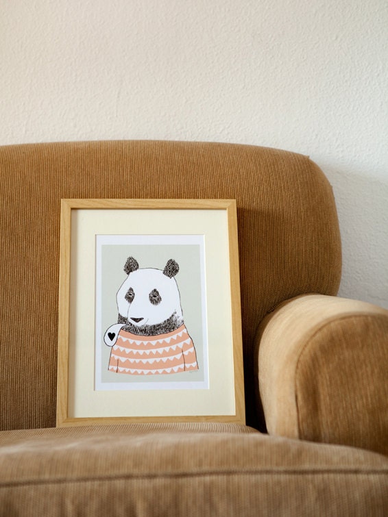 Bear - print  - 8 x 11.5 - A4