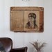 Vintage Wall Art, Victorian Steamer Trunk Art