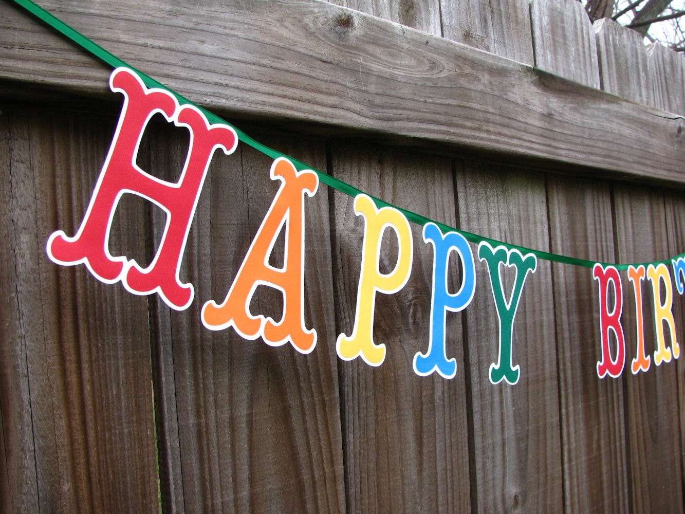 Happy Birthday Banner   Made To Order