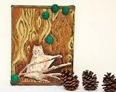 Squirrel Wildlife Art Woodland Cabin Decor Father's Day Gift